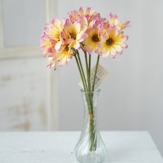 Transworld Artificial Flower Sunflower Spray Decorative Flower Sunflower For Home Wedding Decor