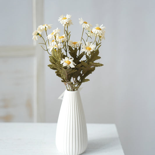 Transworld Spring Floral Spray Artificial Flower Daisy Decorative Flowers For Home Wedding Decor