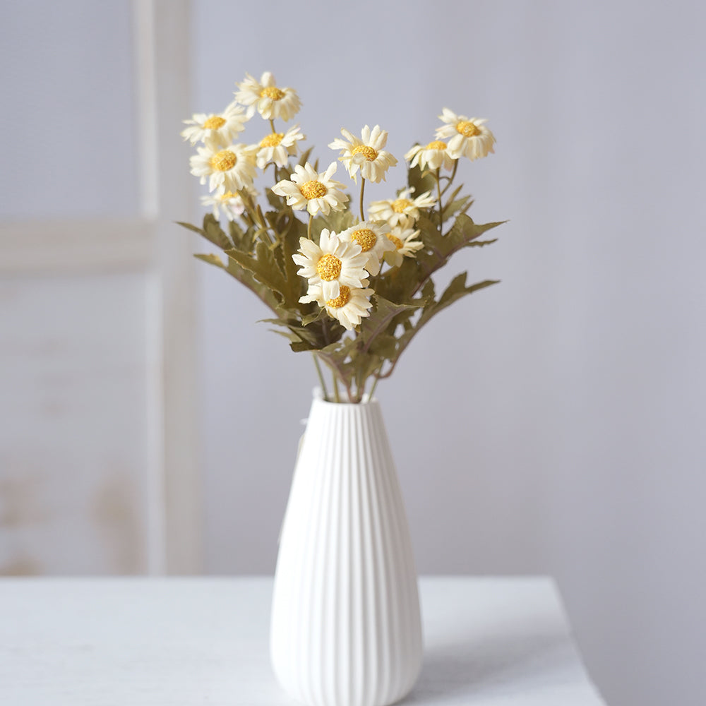 Transworld Spring Floral Spray Artificial Flower Daisy Decorative Flowers For Home Wedding Decor