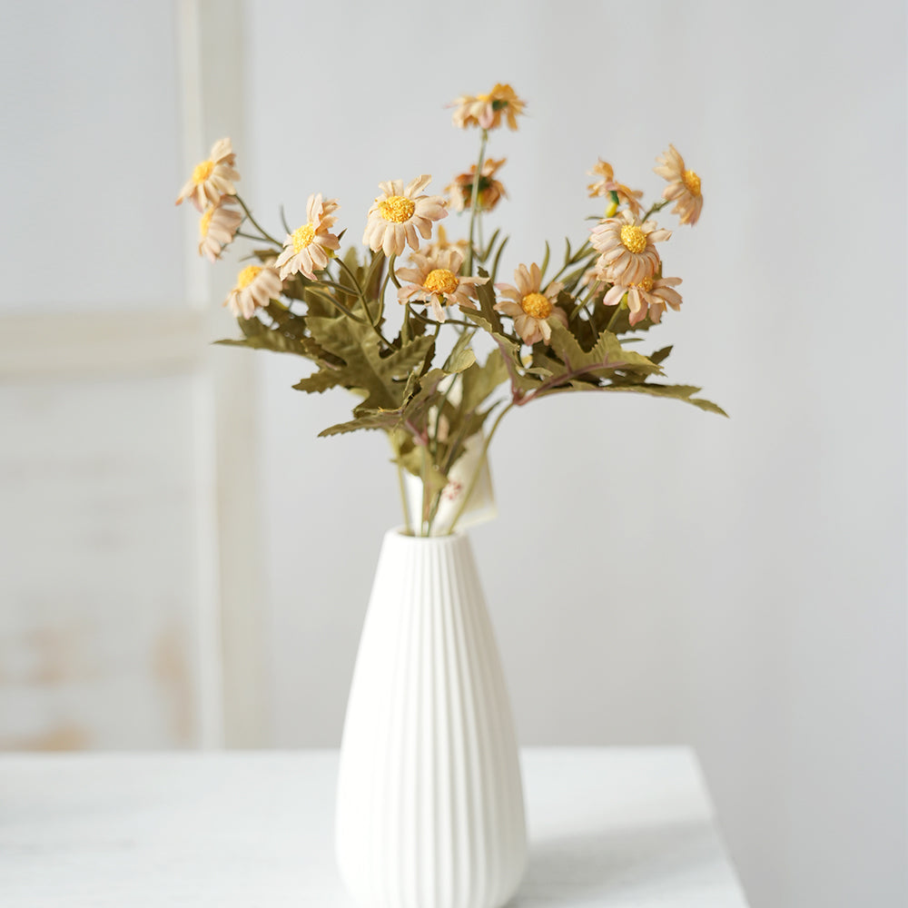 Transworld Spring Floral Spray Artificial Flower Daisy Decorative Flowers For Home Wedding Decor