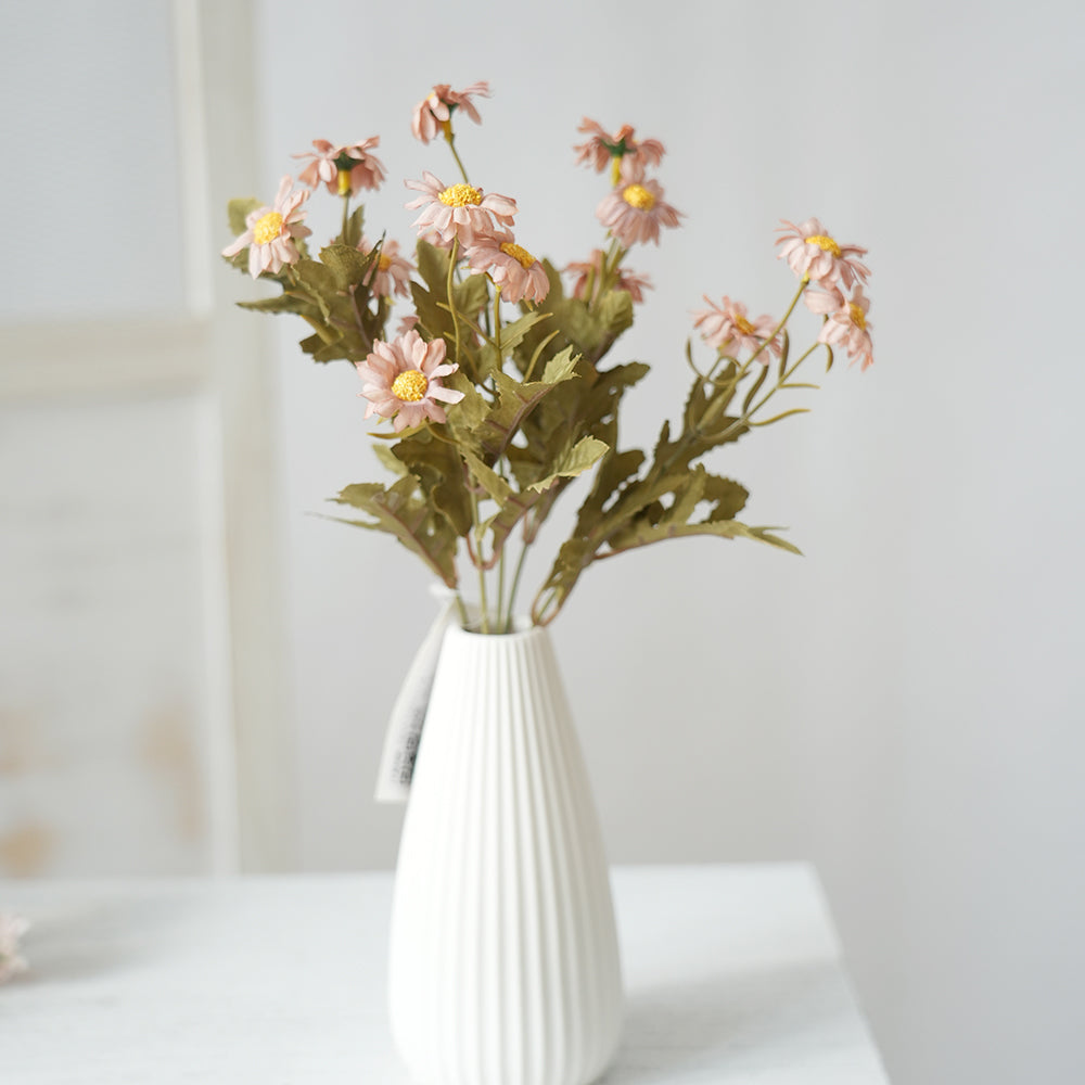 Transworld Spring Floral Spray Artificial Flower Daisy Decorative Flowers For Home Wedding Decor