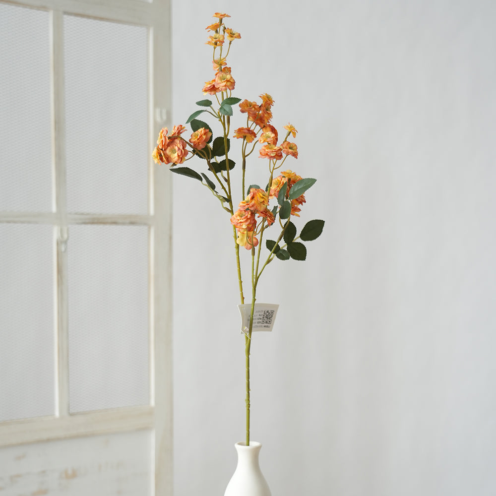 Factory Wholesale Artificial Roses Flower Plant Sprig Flower Arrangements Silk Decorative Flowers for Wedding Party Home Decoration