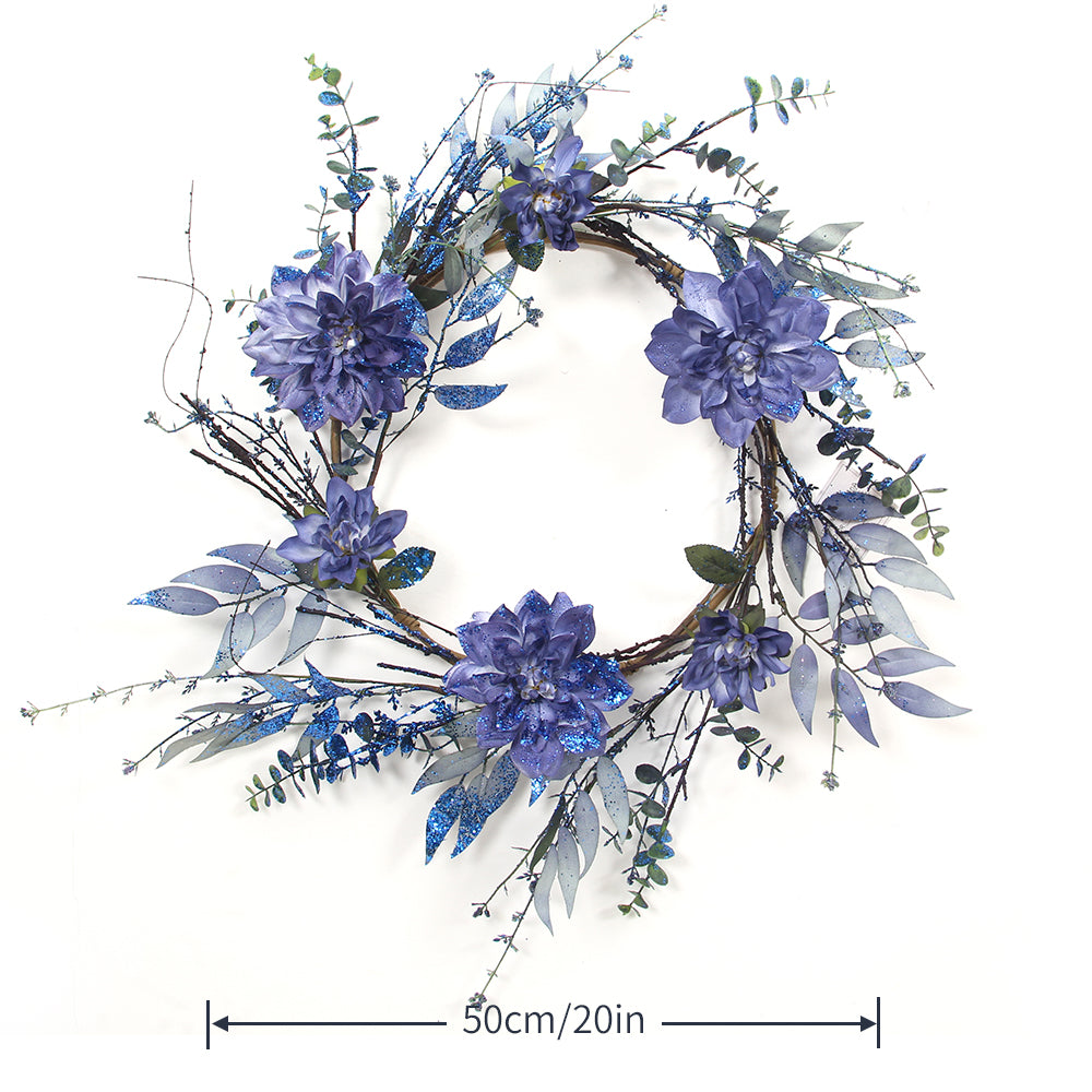 New Popular Hot Sale Wall Flowers Half Wreath Artificial Decorations Faux Gerbera Flowers Other Decorative Flowers and Plants Bouquet