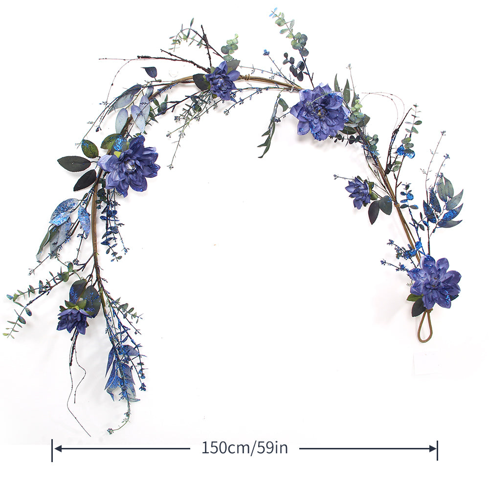 Wholesale Wedding Decorative Artificial Silk Garland Christmas Holiday Decoration Garland