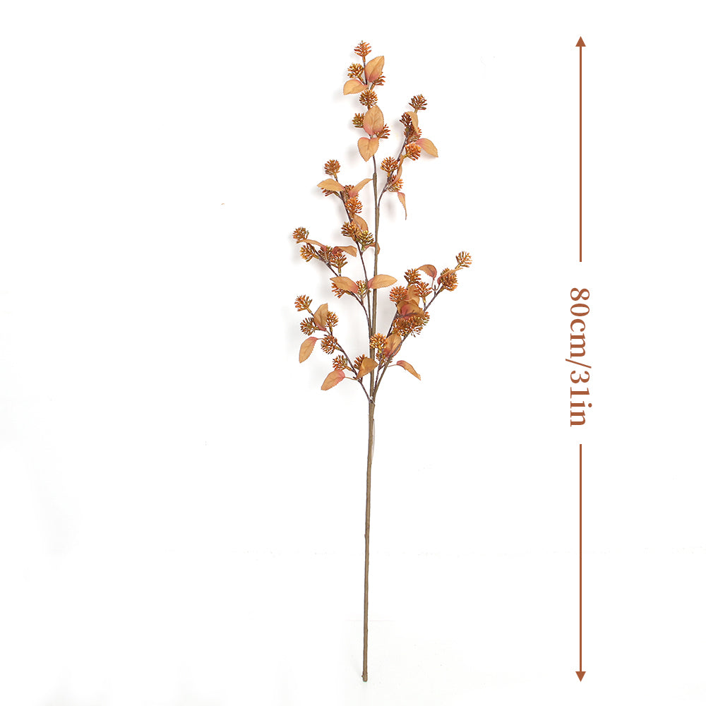 2023 Autumn Decoration 18INCH Artificial Flower Spray For Table Aisle Backdrop Stand Decoration
