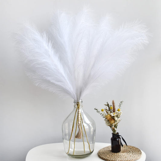 130cm artificial pampas grass 18 forks for living room decoration