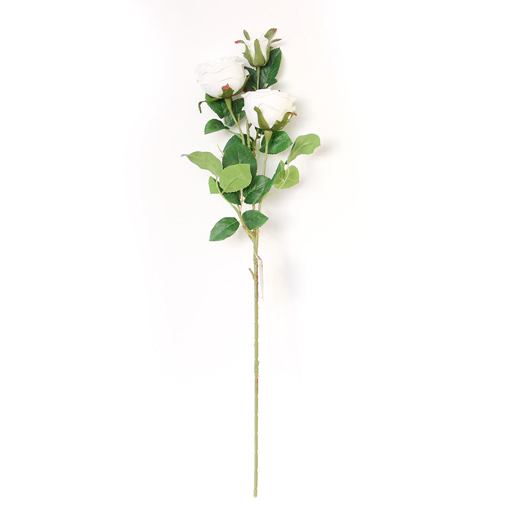 63cm 3 Heads Tineke Rose Spray Artificial Flower Home Decoration Table Decoration