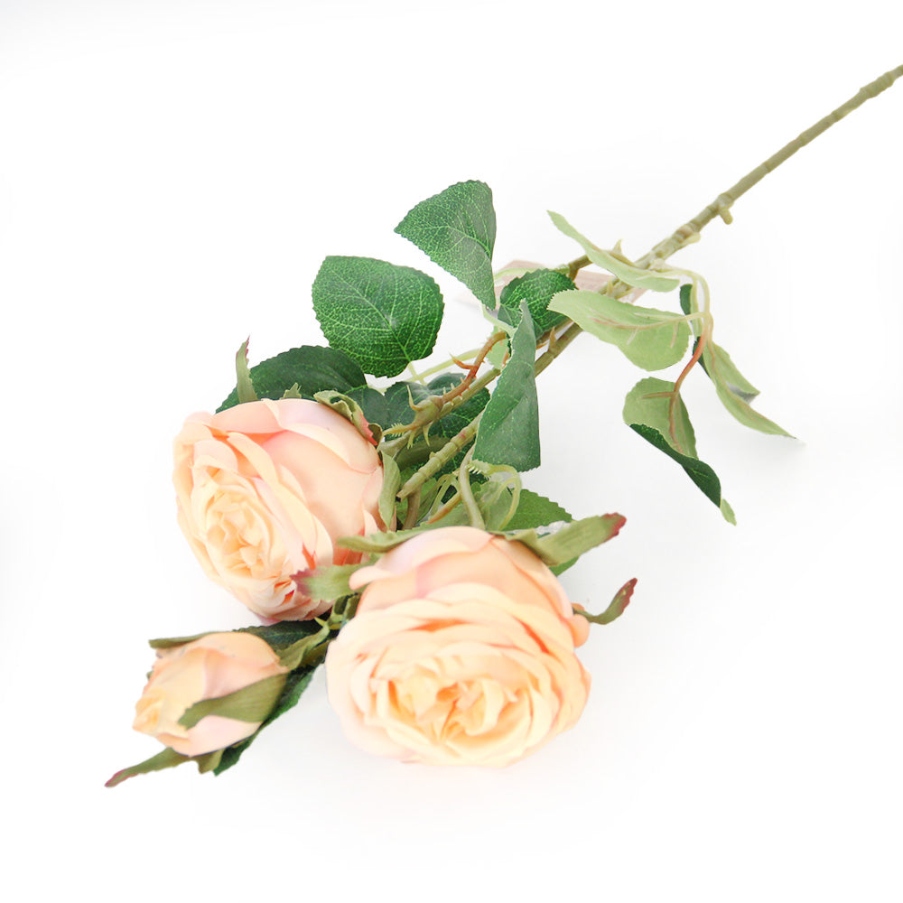 63cm 3 Heads Tineke Rose Spray Artificial Flower Home Decoration Table Decoration