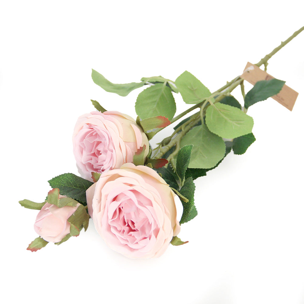 63cm 3 Heads Tineke Rose Spray Artificial Flower Home Decoration Table Decoration