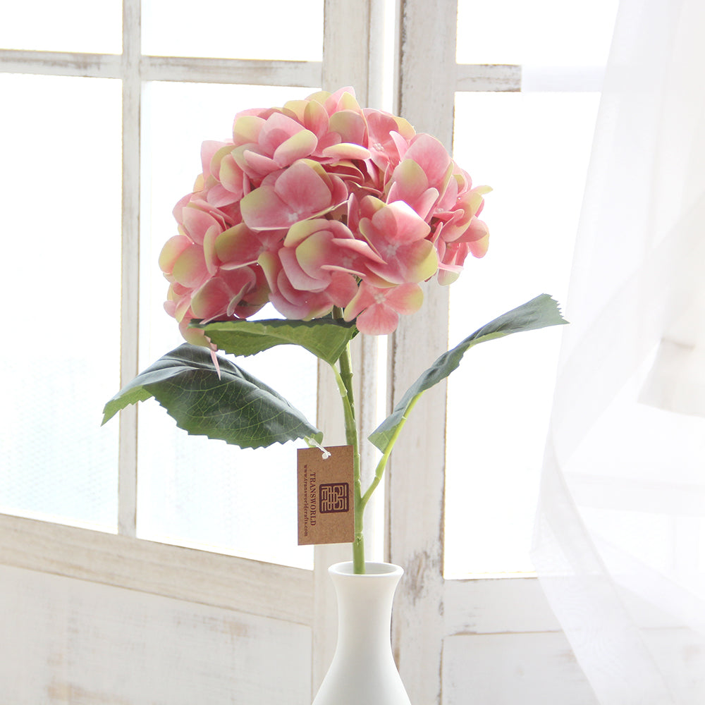 Factory Direct Sale Wedding Decoration Artificial Hydrangea Heads China Best-selling Silk Hydrangea Flower