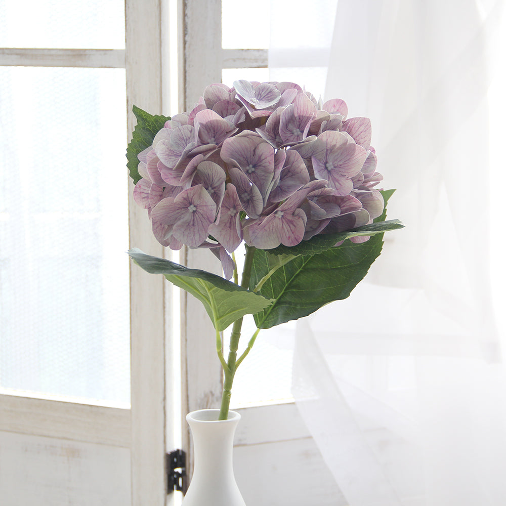 Factory Direct Sale Wedding Decoration Artificial Hydrangea Heads China Best-selling Silk Hydrangea Flower