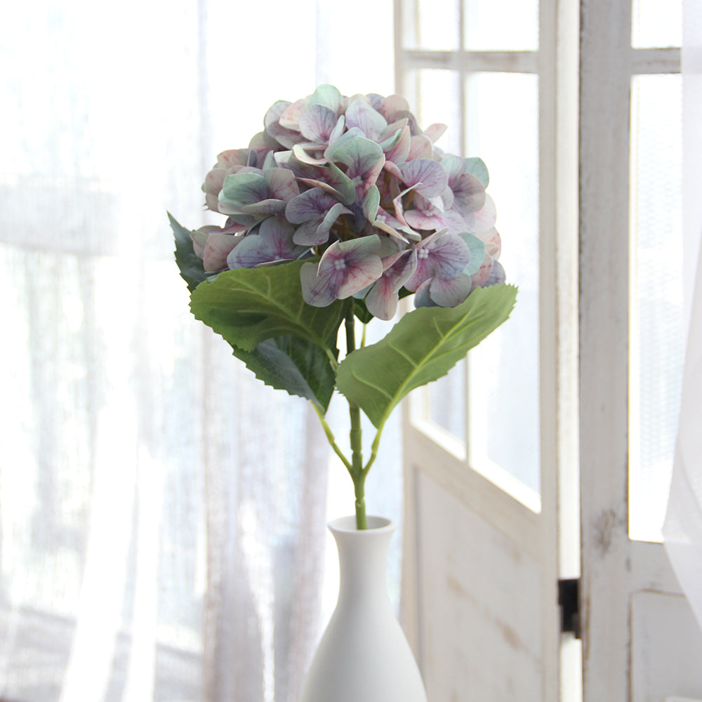 Factory Direct Sale Wedding Decoration Artificial Hydrangea Heads China Best-selling Silk Hydrangea Flower