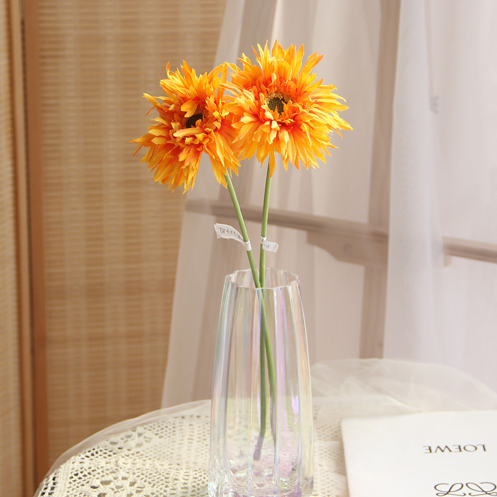 Wholesale Artificial Plastic African Daisy Silk Flowers Home Wedding Decoration Silk Decorative Simulation Manufacturer Flowers