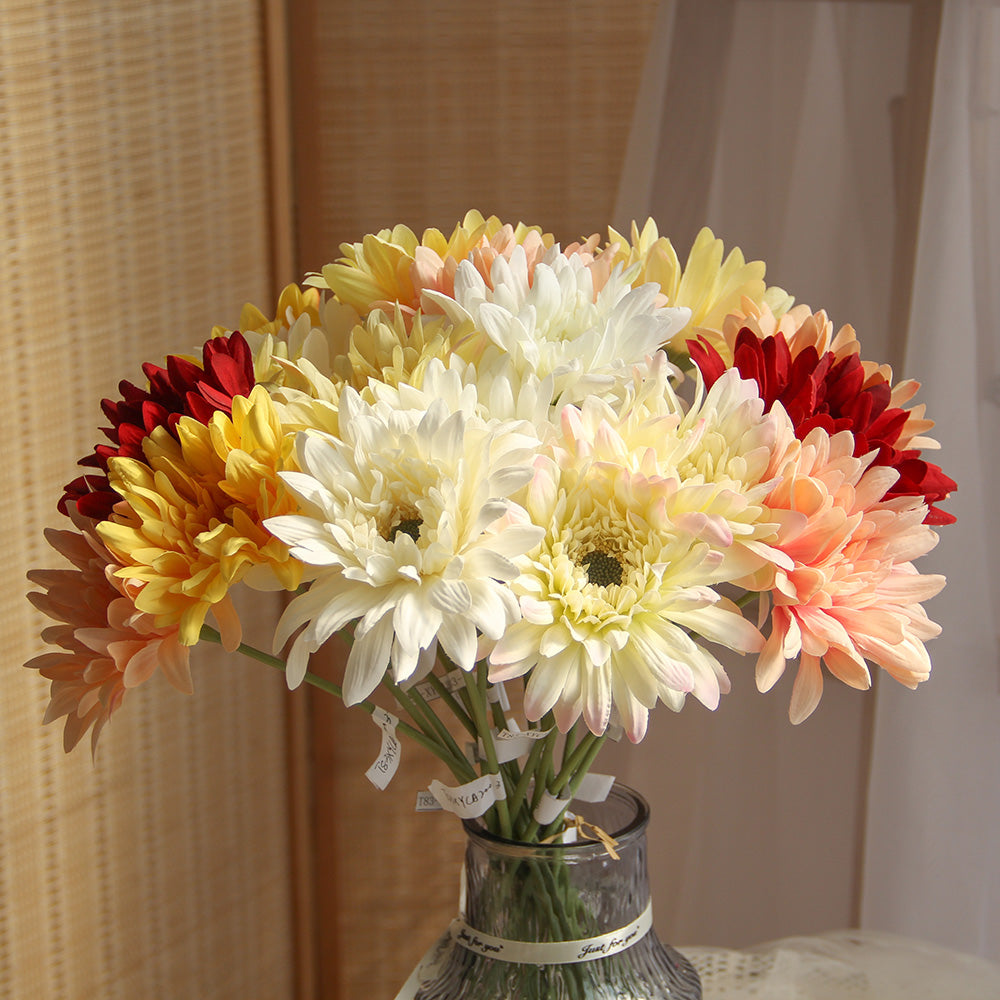Decorative Artificial Flowers Preserved Flowers In Glass Artificial Flowers For Home Decor