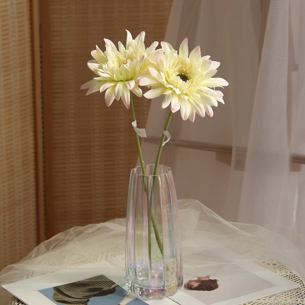 Decorative Artificial Flowers Preserved Flowers In Glass Artificial Flowers For Home Decor