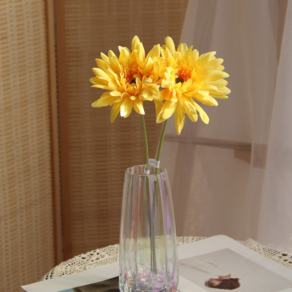Decorative Artificial Flowers Preserved Flowers In Glass Artificial Flowers For Home Decor