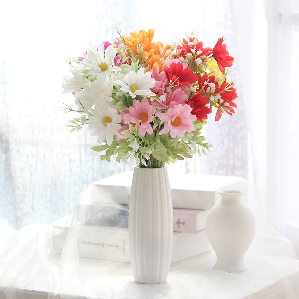 33CM 10 Heads Sun Silk Chrysanthemums Spring and Summer Artificial Flower Home Decoration