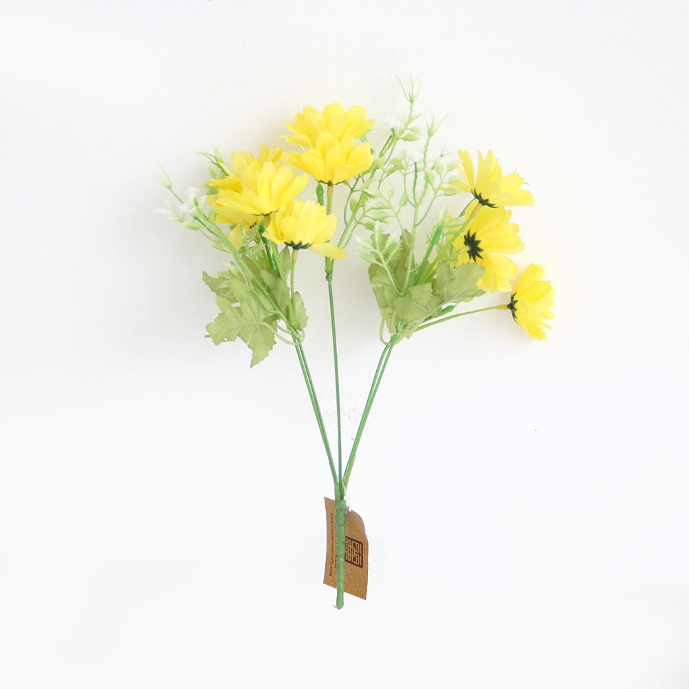 33CM 10 Heads Sun Silk Chrysanthemums Spring and Summer Artificial Flower Home Decoration