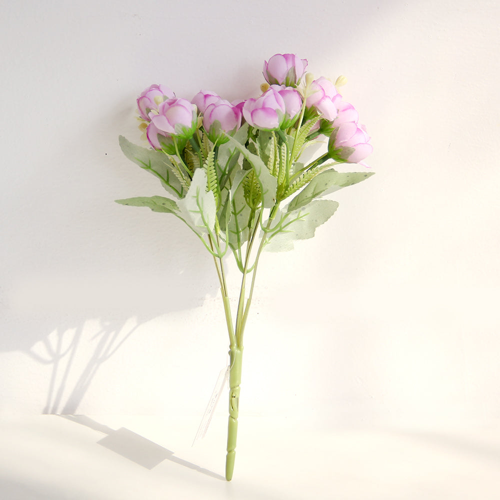 30CM Small Diamond Rose Bouquets Wedding Peony Artificial Flowers Home Decoration
