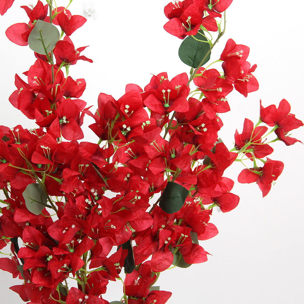 Decorative Hot Pink Triangle Plum artificial Artificial Bougainvillea Flowers Large Artificial Flowers Decor Wedding