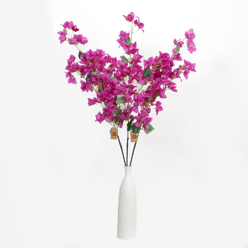 Decorative Hot Pink Triangle Plum artificial Artificial Bougainvillea Flowers Large Artificial Flowers Decor Wedding