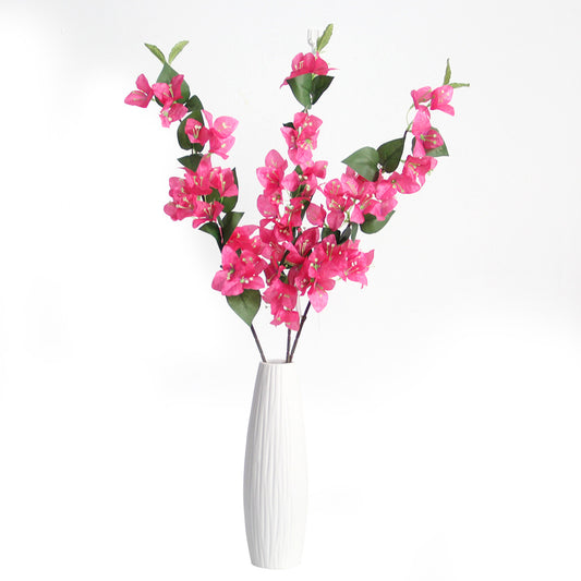 China Bougainvillea Triangle Plum Blossom Artificial Flower Spring and Summer Decorative Flowers for Home Decor