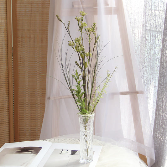 Classic Artificial Flowers Grass Flower Decorative Flowers Plants Floral Arrangements in Vases For Hotel Home Decoration