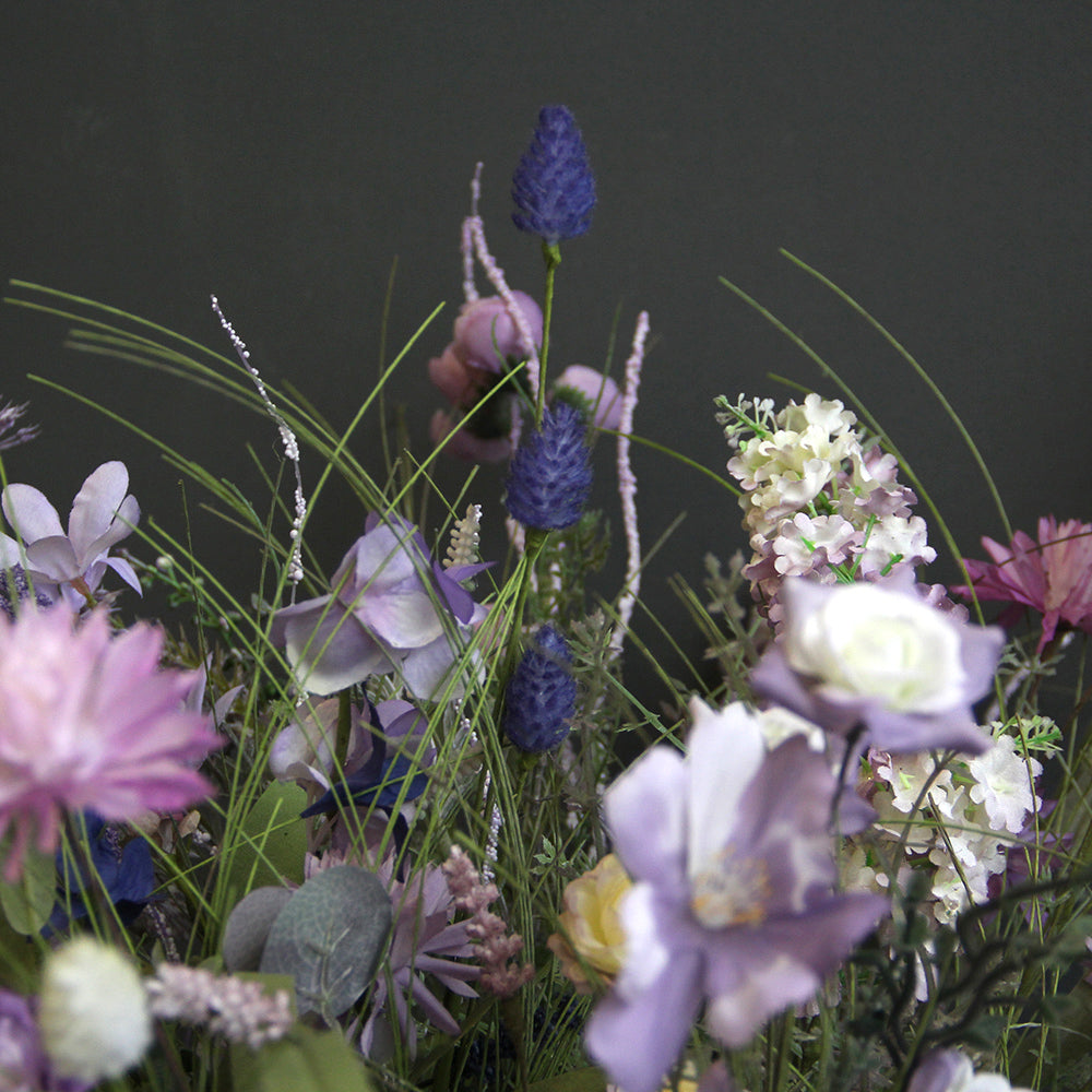Bedroom Artificial Flowers Bouquet For Home Indoor Decor Wedding Office Store Flower Artificial Purple Flowers