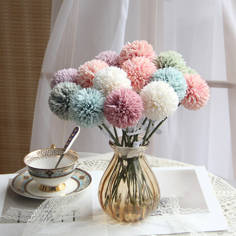 Transworld Chrysanthemum Artificial Flower Chrysanthemum Spray Decorative Flowers For Home Decor