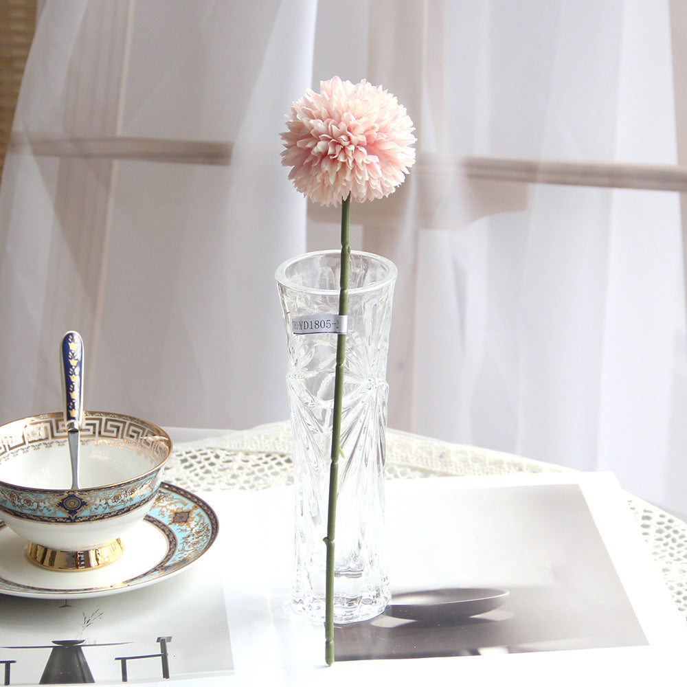 Classic Chrysanthemum Spray Ball Flower Bouquet Artificial Spring and Summer Home Decor
