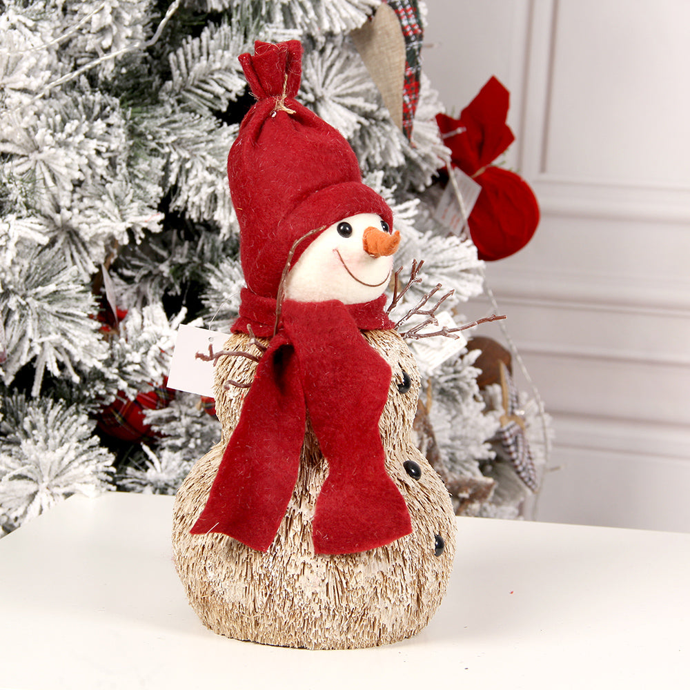 34cm Snowman Decorating Make a Snowman Winter Holiday Outdoor Decoration