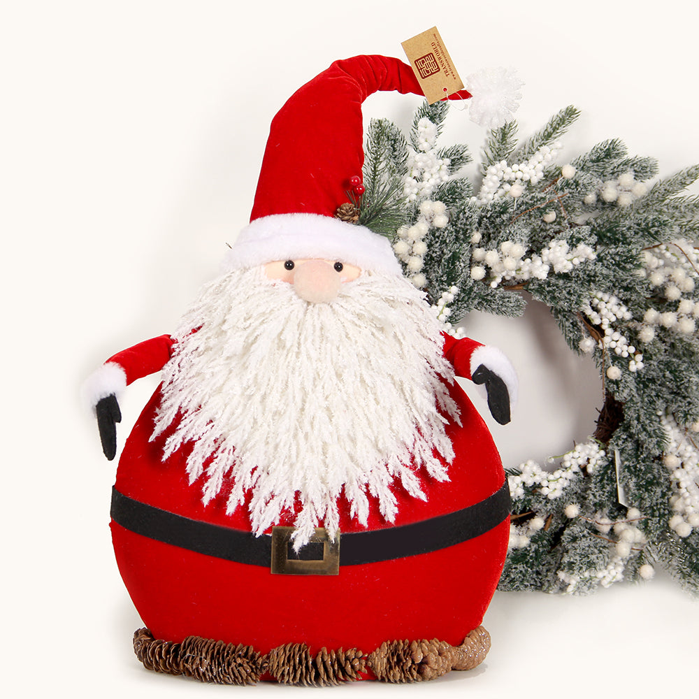 Christmas Santa Claus Dolls Decoration Festival Holiday Display Santa Claus Toy Traditional Xmas santa claus decor