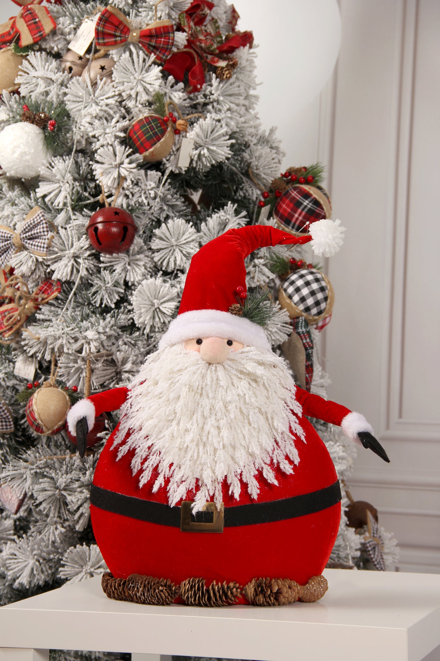 Christmas Santa Claus Dolls Decoration Festival Holiday Display Santa Claus Toy Traditional Xmas santa claus decor