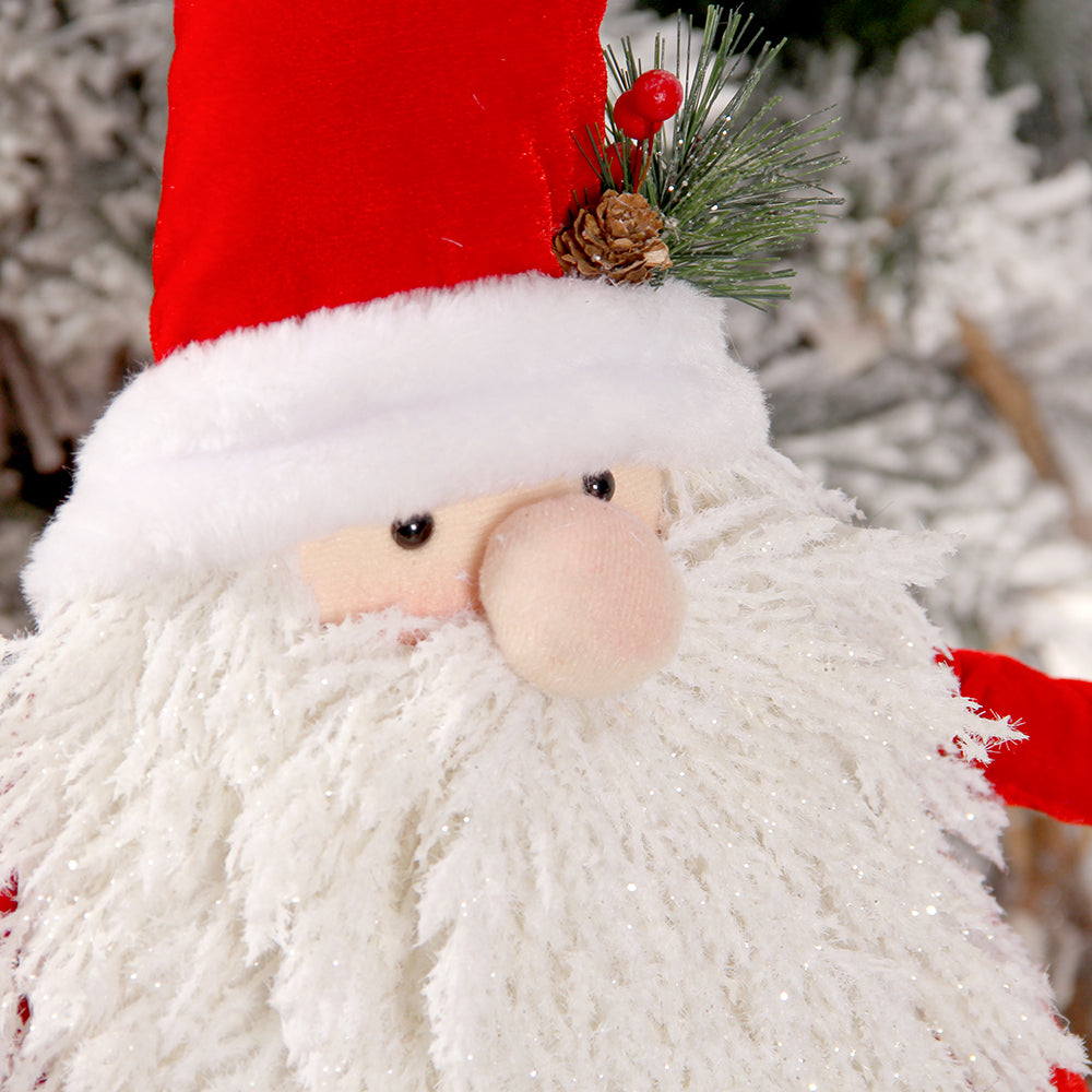 Christmas Santa Claus Dolls Decoration Festival Holiday Display Santa Claus Toy Traditional Xmas santa claus decor