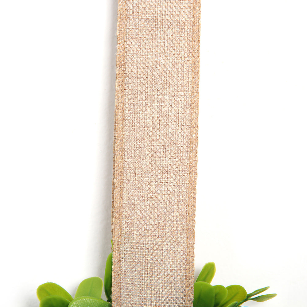 burlap faux Kitchen Cabinet Wreath christmas home and chicken decoration items greeny wreath artificial flower