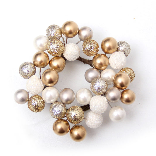 Fashional Small Candle Ring Christmas Acrylic Candle Ring for Holiday Christmas decoration