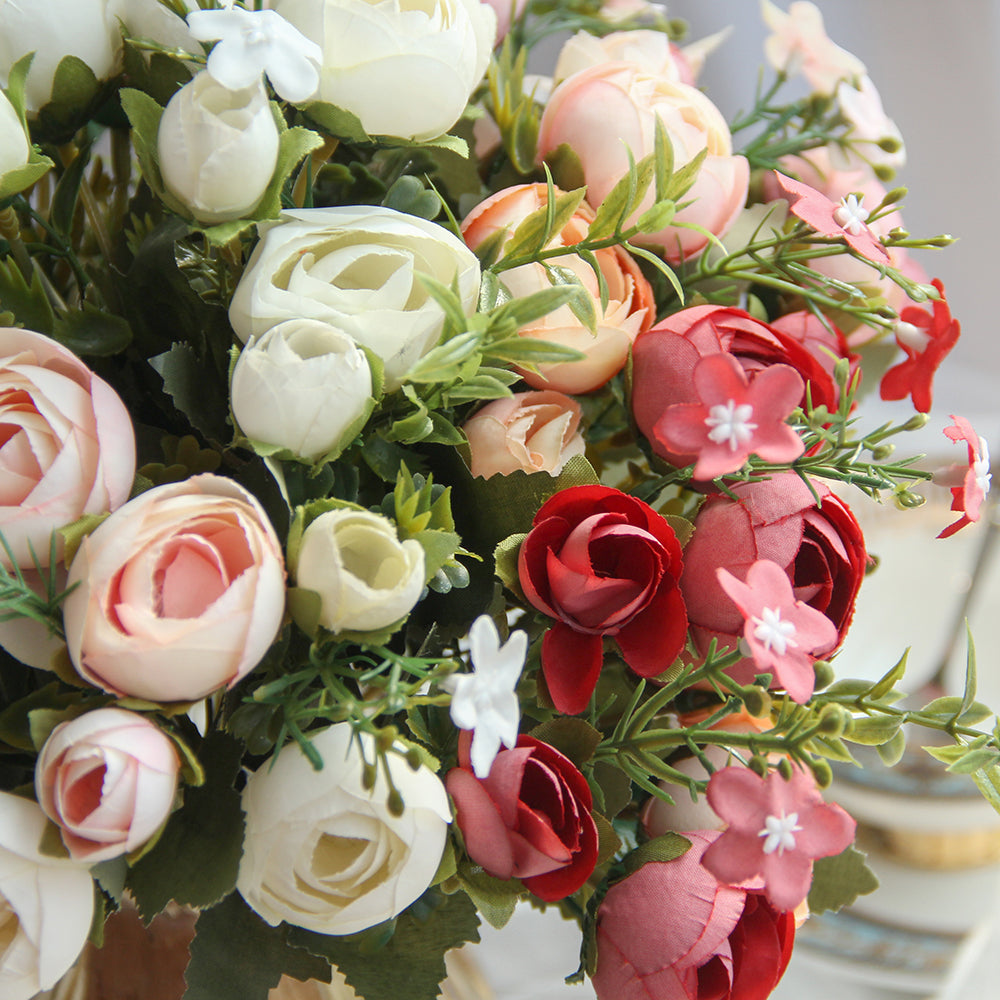 Hydrangeas Flowers Artificial Wedding Artificial Christmas Wedding Decoration Flowers Artificial Decorative Flowers Floral Spray Artificial Flower Spring