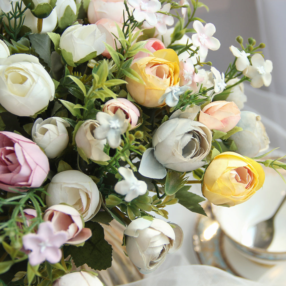 Hydrangeas Flowers Artificial Wedding Artificial Christmas Wedding Decoration Flowers Artificial Decorative Flowers Floral Spray Artificial Flower Spring