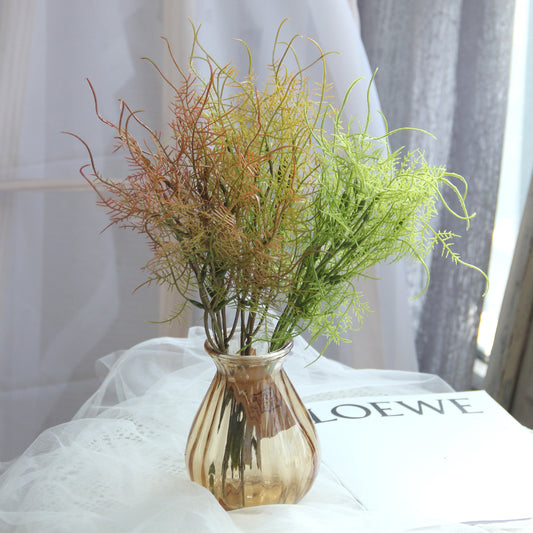 Artificial Grass Flower Plants 30cm fern bush artificial flower for Everyday Decorations