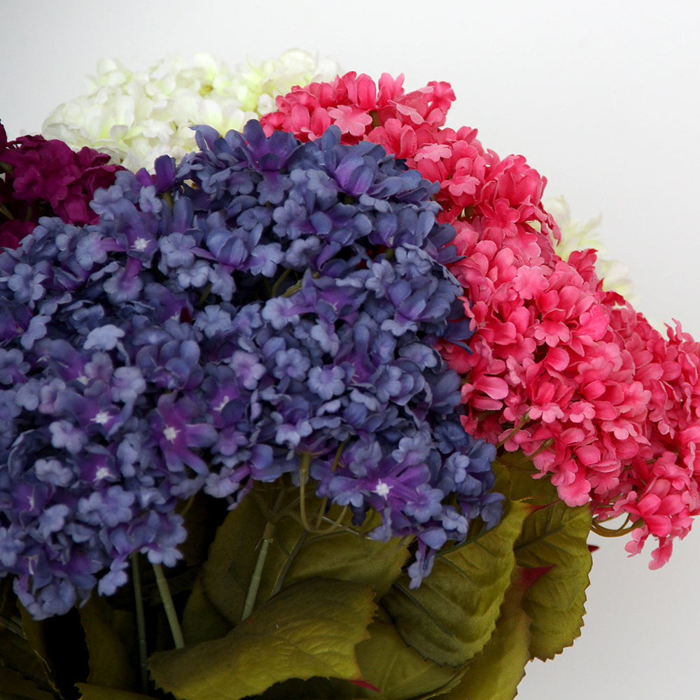 58CM Silk Hydrangea Spray Artificial Flower Home Decoration for Wedding Decoration