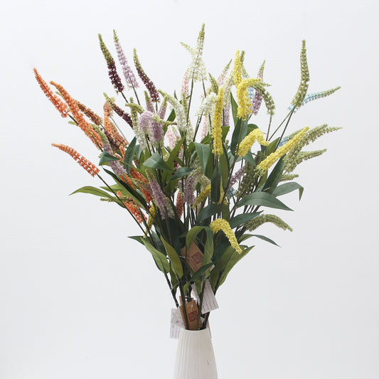 Factory Wholesale 86cm Eight Heads of Sage Artificial Flower Decorative Flowers for Wedding Home Decoration