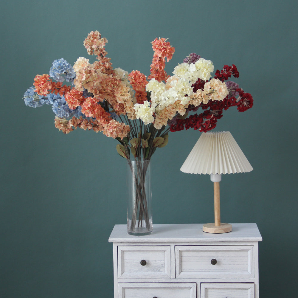 Transworld Cockscomb Spray Artificial Flowers Floral Spray Decorative Flowers for Home Decor