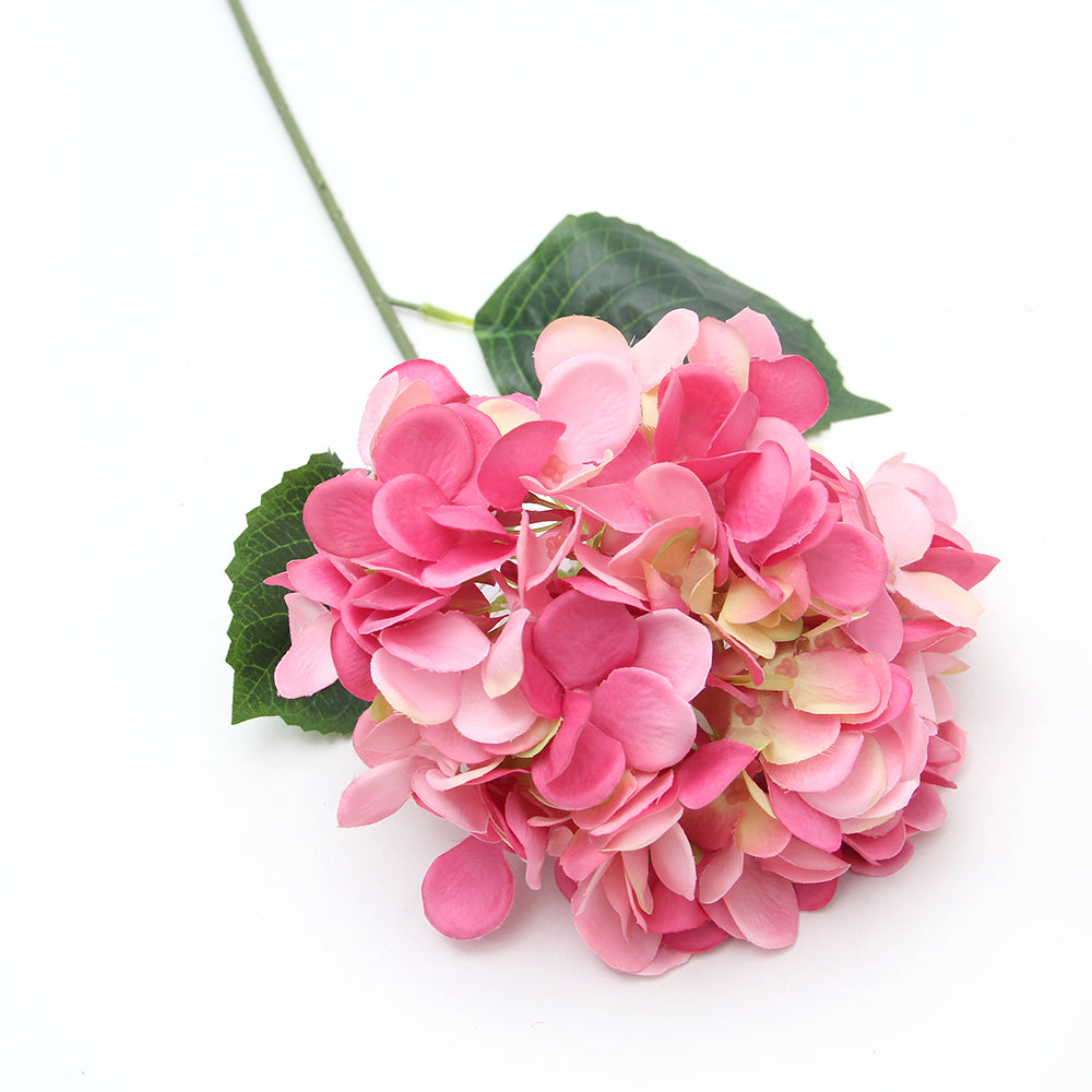 High Quality Hydrangea Artificial Flower Beautiful Color Wedding Flowers Handmade Decorative Flowers For Home Wedding Decoration
