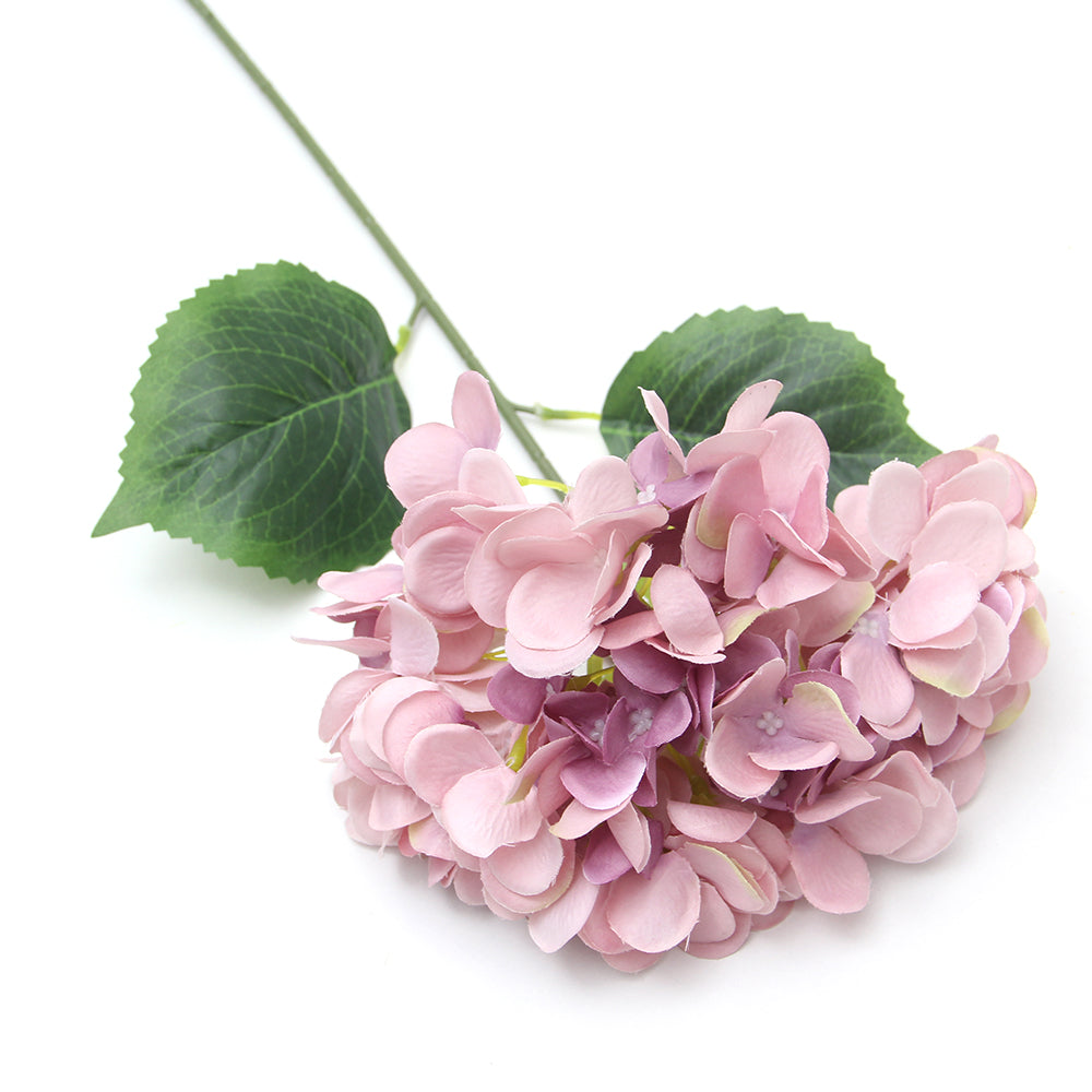 High Quality Hydrangea Artificial Flower Beautiful Color Wedding Flowers Handmade Decorative Flowers For Home Wedding Decoration