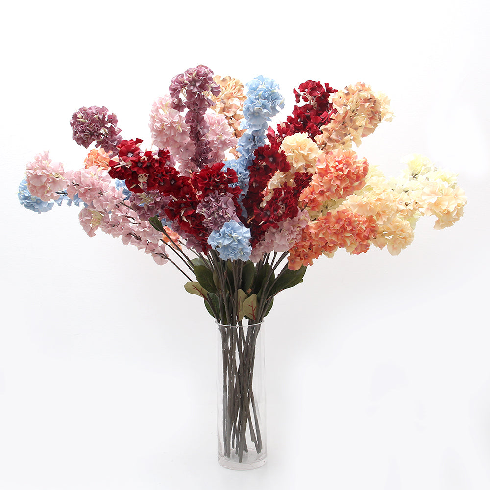 Transworld Cockscomb Spray Artificial Flowers Floral Spray Decorative Flowers for Home Decor