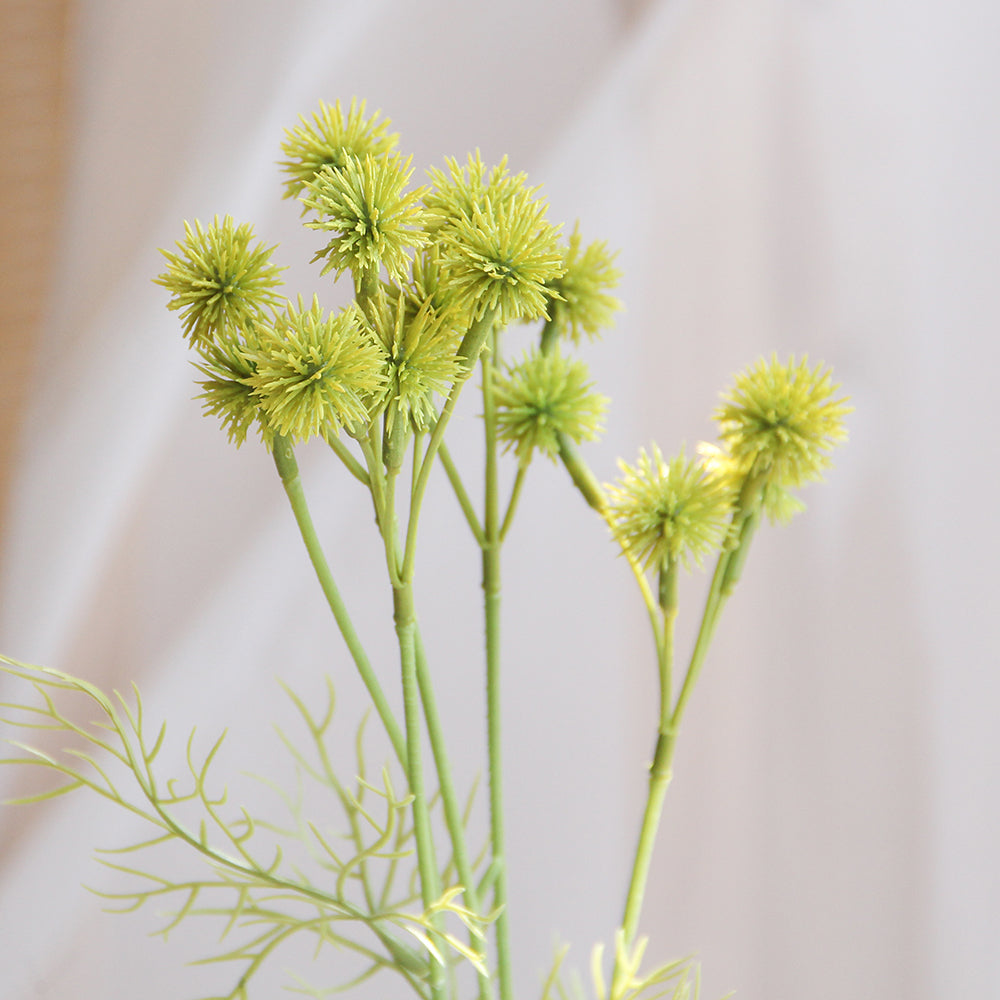 63cm mini thistle spray artificial flower autumn