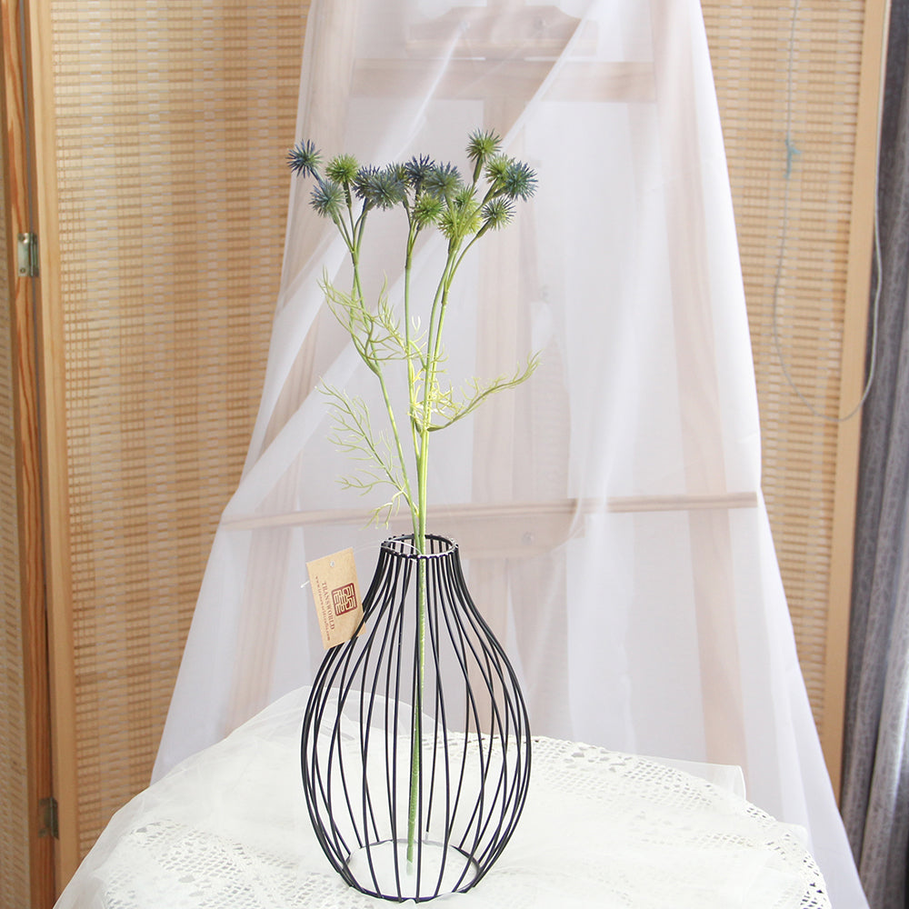63cm mini thistle spray artificial flower autumn