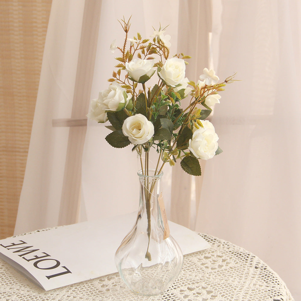 Hot-selling Top Seller Artificial Flowers in Bulk Wedding Decoration Roses Artificial Flowers Bouquet Flower Centerpieces for Table