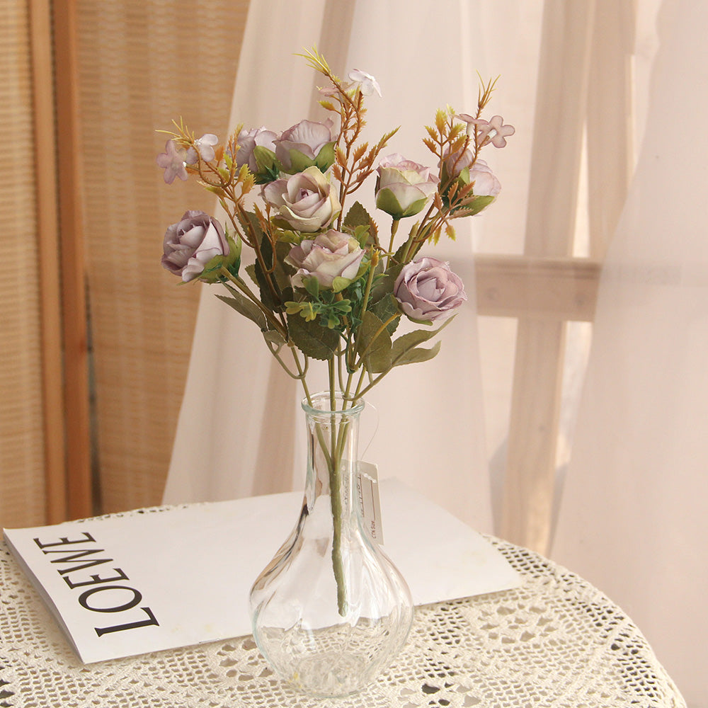 Hot-selling Top Seller Artificial Flowers in Bulk Wedding Decoration Roses Artificial Flowers Bouquet Flower Centerpieces for Table