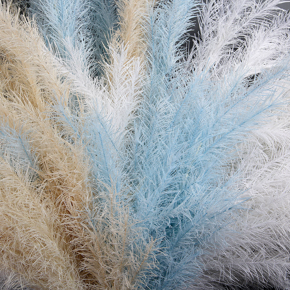 Modern Luxury Lifelike Artificial Pampas Grass 110CM Pampas Grass Decor For Wedding Party Home Store Decor